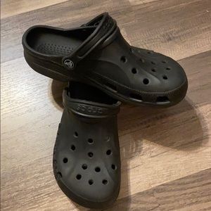 🔥CROCS  Black Waterproof Summer Clog Women Sz 8